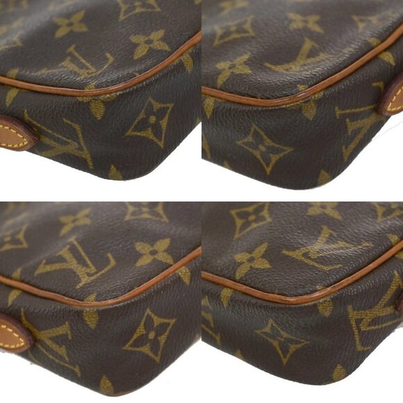 LOUIS VUITTON LV Mini Danube Shoulder Bag Monogram Leather Brown M45268 64EE895 - Picture 7 of 14